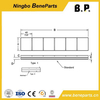 Máquina minera Mini excavador Excavador tiras de obleas CB50 CB40 CB25 Piezas de desgaste estándar Donut WS25 Barra de desgaste Barra