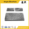 1150x100x35mm Piezas de desgaste del excavador de cargador de cargadores de cubo 