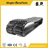 Miniexcavadora Maquinaria de tren de rodaje de oruga de caucho Conjunto de zapata de enlace de oruga seca lubricada Grupo de cadena de oruga para piezas de topadora 14X-32-07070
