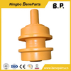 Piezas del tren de rodaje de la excavadora Rodillo superior simple doble Dh55 Rodillo portador Rodillo superior Guía hacia abajo Rodillo inferior Brida Grúa sobre orugas
