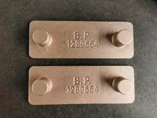 Motoniveladora de cuchara de excavadora 140g, 140h, 120h, 120g, 120K Aleación de cobre Aluminio Bronce Piezas del motor Cargador Bulldozer Wear Strip 253-4627
