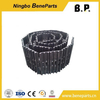 Miniexcavadora Maquinaria de tren de rodaje de oruga de caucho Conjunto de zapata de enlace de oruga seca lubricada Grupo de cadena de oruga para piezas de topadora 14X-32-07070