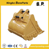 Maquinaria para construcción de rocas Accesorio para excavadora Ec460 Ec360 Ec290 Ec240 Ec210 2.7cbm Cucharón para rocas Mina estándar Servicio pesado Alta resistencia al desgaste