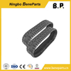 250x72x52 T110 Castador de rastreadores Pista de goma