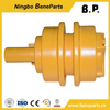 Piezas del tren de rodaje de la excavadora Rodillo superior simple doble Dh55 Rodillo portador Rodillo superior Guía hacia abajo Rodillo inferior Brida Grúa sobre orugas