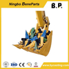 Accesorio para excavadora de maquinaria para rocas de construcción PC220-7 1cbm Cucharón para rocas Mina estándar Resistente al desgaste