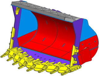 CUCHARA SD KOMATSU WA800 11M³