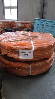 Grupo de orugas Hitachi EX1200-7 Track Link Assy para sitio minero
